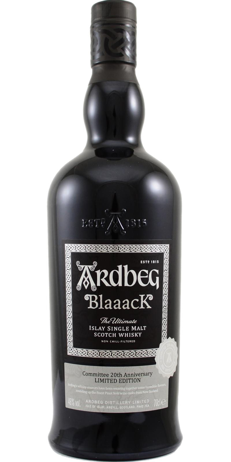 Ardbeg BlaaacK 20th anniversary Limited Edition Whisky – Liquor On Broadway