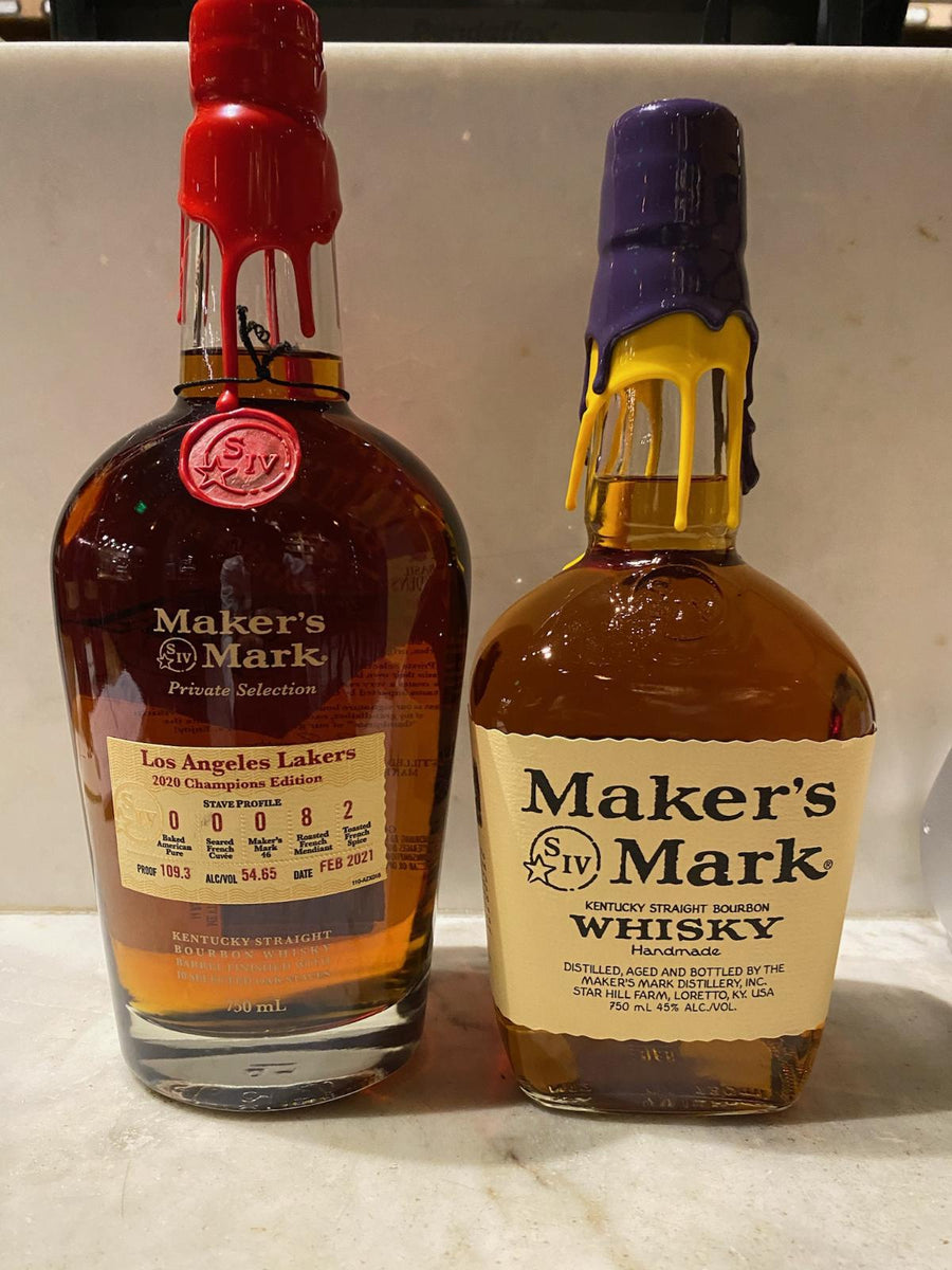 Maker's Mark Limited Edition Lakers Gift Set “Home Court Edition