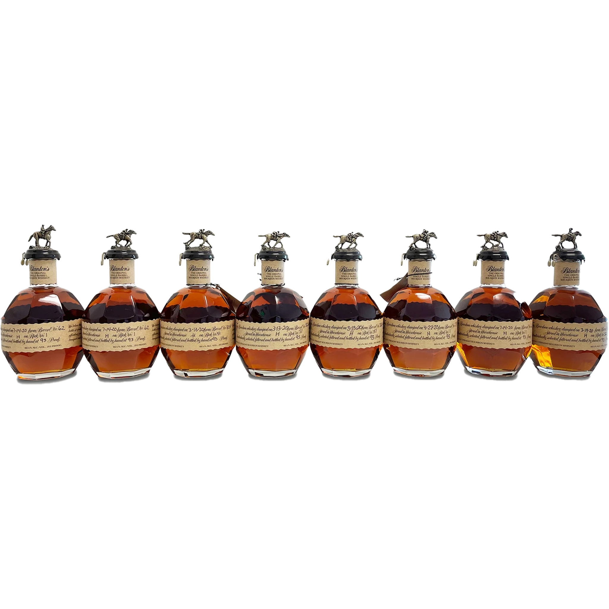 Blantons Single Barrel Complete Set B - S Bundle Set