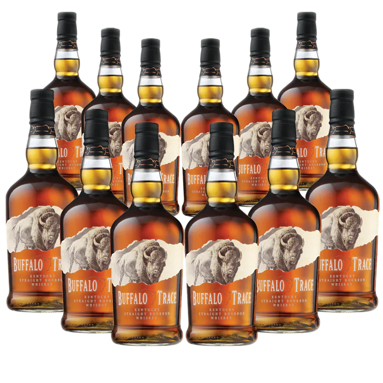 Buffalo Trace Kentucky Straight Bourbon Whiskey Full Case of 12