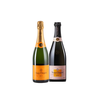 Veuve Cliquot Brut & rose Champagne  Bundle