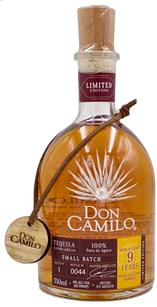 Don Camilo Small Batch Tequila Extra Anejo 9 Years