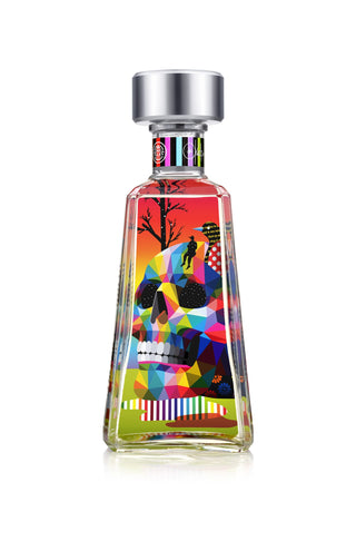 1800 Essential Artists Series Okuda San Miguel Limited Edition Bottle