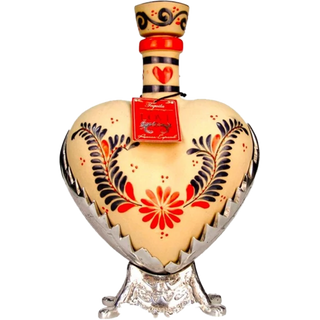 Grand Love Ceramic Red Heart  Reposado Tequila