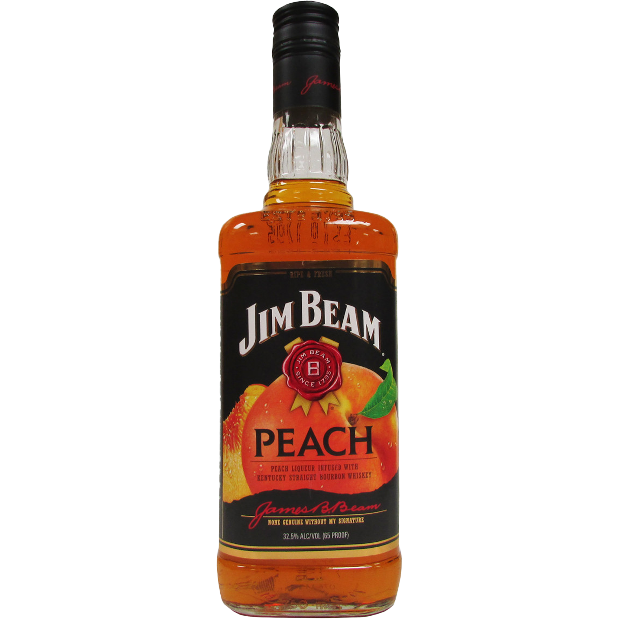 Jim Beam Peach Liqueur Infused Bourbon | LiquorOnBroadway with Whiskey