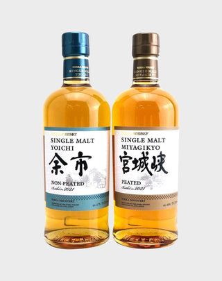 Nikka Discovery Miyagikyo Peated & Yoichi Non-Peated Set