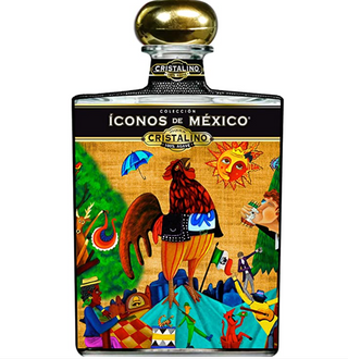 Iconos de Mexico Anejo Cristalino "Day of the Dead Loteria"