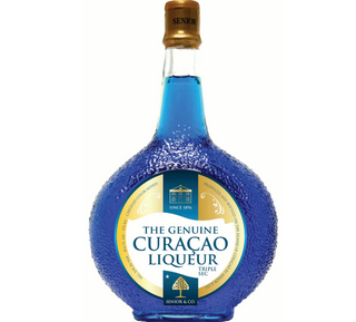 Senior & Co The Genuine Curacao Liqueur - Blue