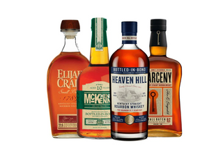 Elijah Craig Small Batch | Henry McKenna 10 Year |  Heaven Hill 7 Year  | Larceny Kentucky Straight Bourbon Bundle