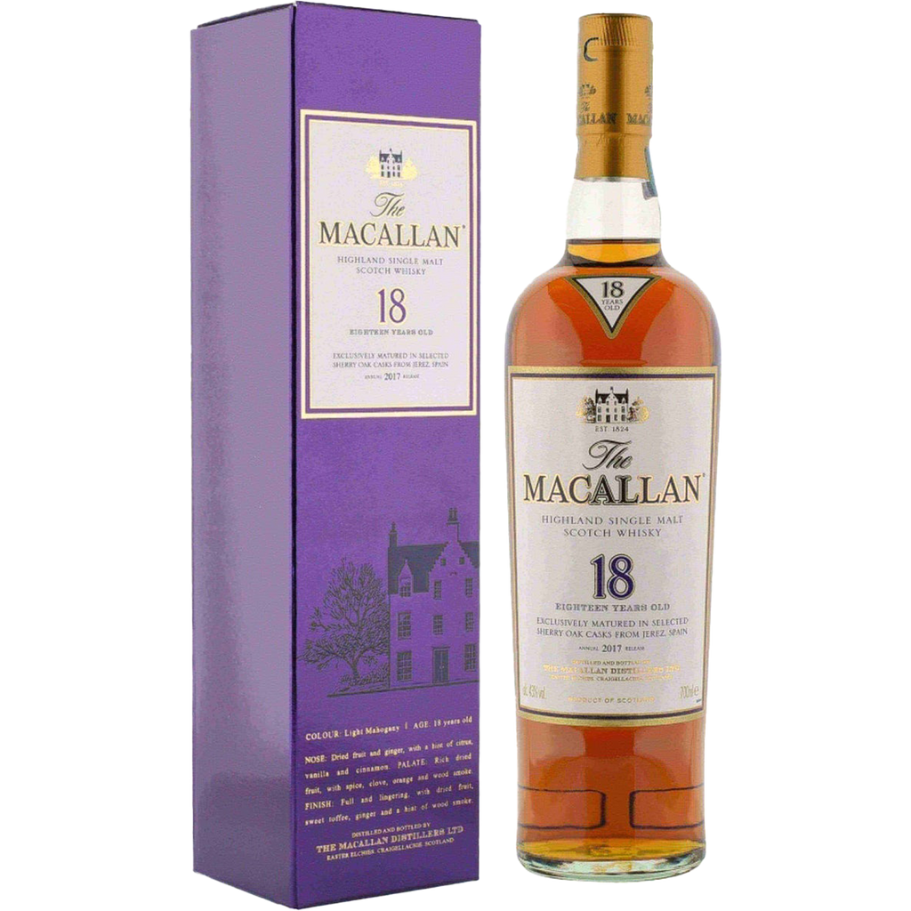 The Macallan Highland Single Malt Scotch Whisky 18 Years Old Liquoronbroadway 3189