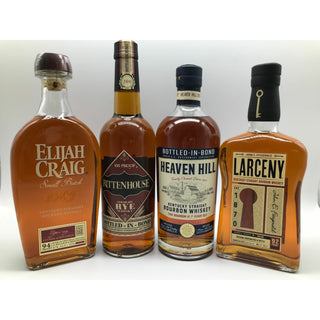 Elijah Craig Small Batch, Rittenhouse, Heaven Hill, and Larceny