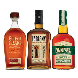 Henry McKenna + Larceny small batch + Elijah Craig Small batch 750ml