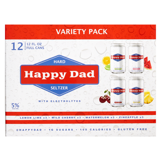 Happy Dad Hard Seltzer Variety 12pk 12oz