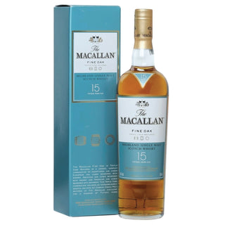 The macallan fine oak 15 years Scotch whisky Discontinued Bottle